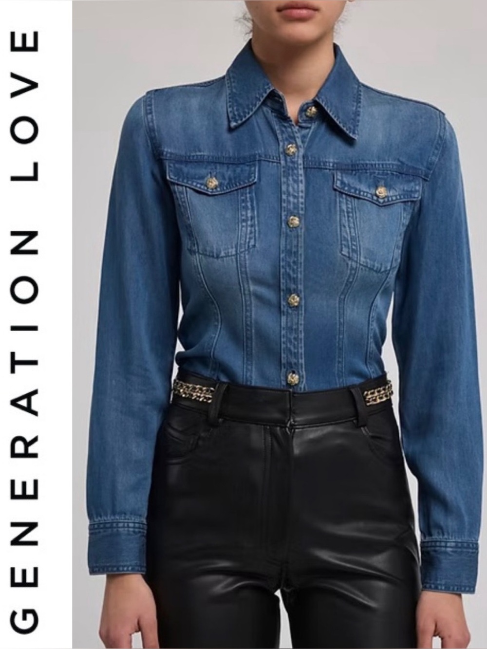 Generation Love Antoinette Denim Shirt